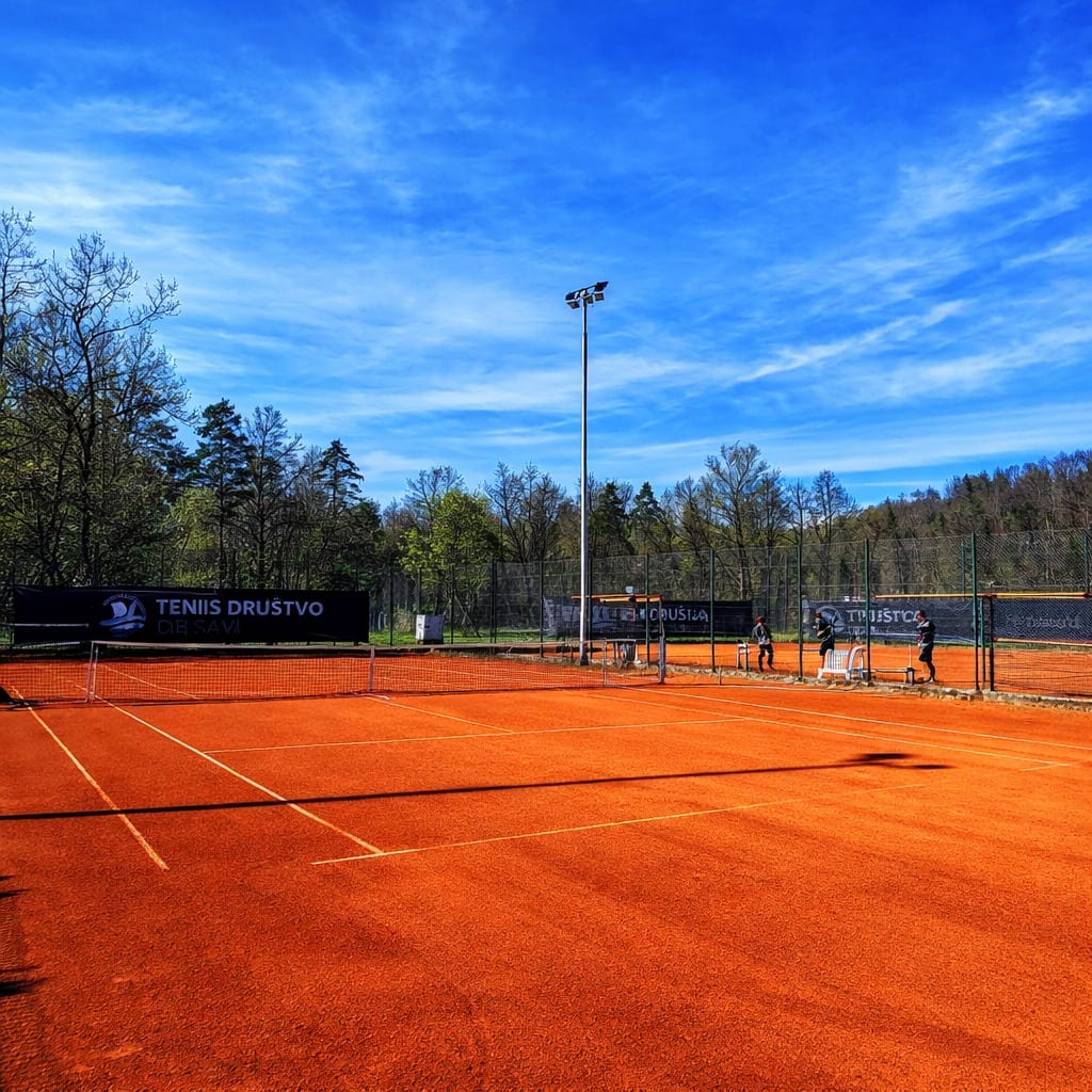 Picnic area by the Sava